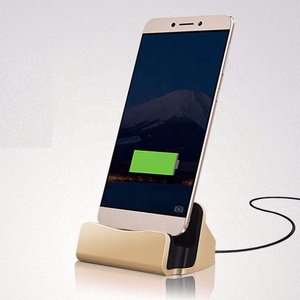 Pengisi Daya Desktop Fast Charge Sync Cradle untuk Samsung Galaxy S10 Xiaomi USB Type <span class=keywords><strong>C</strong></span> Dock Station Charging Holder <span class=keywords><strong>Base</strong></span> - Product Image 3