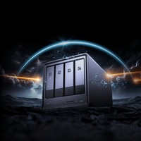 Intel 8505 Mini-NAS 8GB DDR5 4 Einschübe 136TB SATA-HDD M.2 NVMe SSD 10GbE Typ-C USB3.2 Netzwerk-Speicherserver