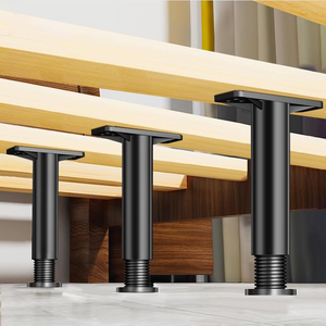 Pieds de support réglables pour cadre de lit, empêchent les lattes de lit de s'effondrer ou de se déformer, robustes, pour lit, canapé, <span class=keywords><strong>table</strong></span>, commode, chaise - Product Image 2