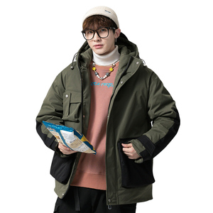2021 nouveau modèle deux couleurs façon rembourrage chaud hommes casual vestes veste pour homme gonflé doudoune - Product Image 4