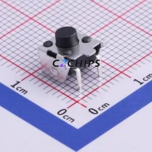 TS-1037-A4B3-D2 Tactile Switch SMD,6x6mm Switch Single Pole Single Throw Round Button Horizontal Mount 6mm - Product Image 1