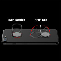 Support de téléphone portable Ranguo avec logo personnalisé, anneau métallique, rotation 360° réglable, poignée portable pour doigt, cadeau promotionnel