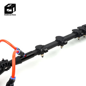 Perches télescopiques en fibre de carbone haute résistance de 6m, 10m, 15m, 18m, 20m, alimentées en eau, avec brosse pour le nettoyage des fenêtres - Product Image 3