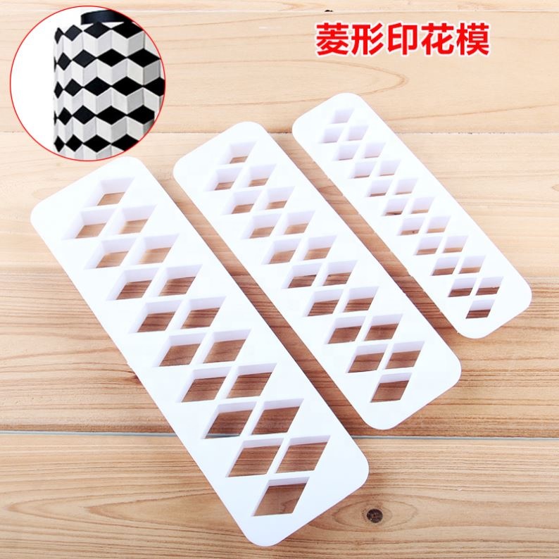unknowns Stampo per Torta in plastica Margherita da 4 Pezzi Set per stampi per Biscotti al Cioccolato Stampo per Biscotti per Fondente