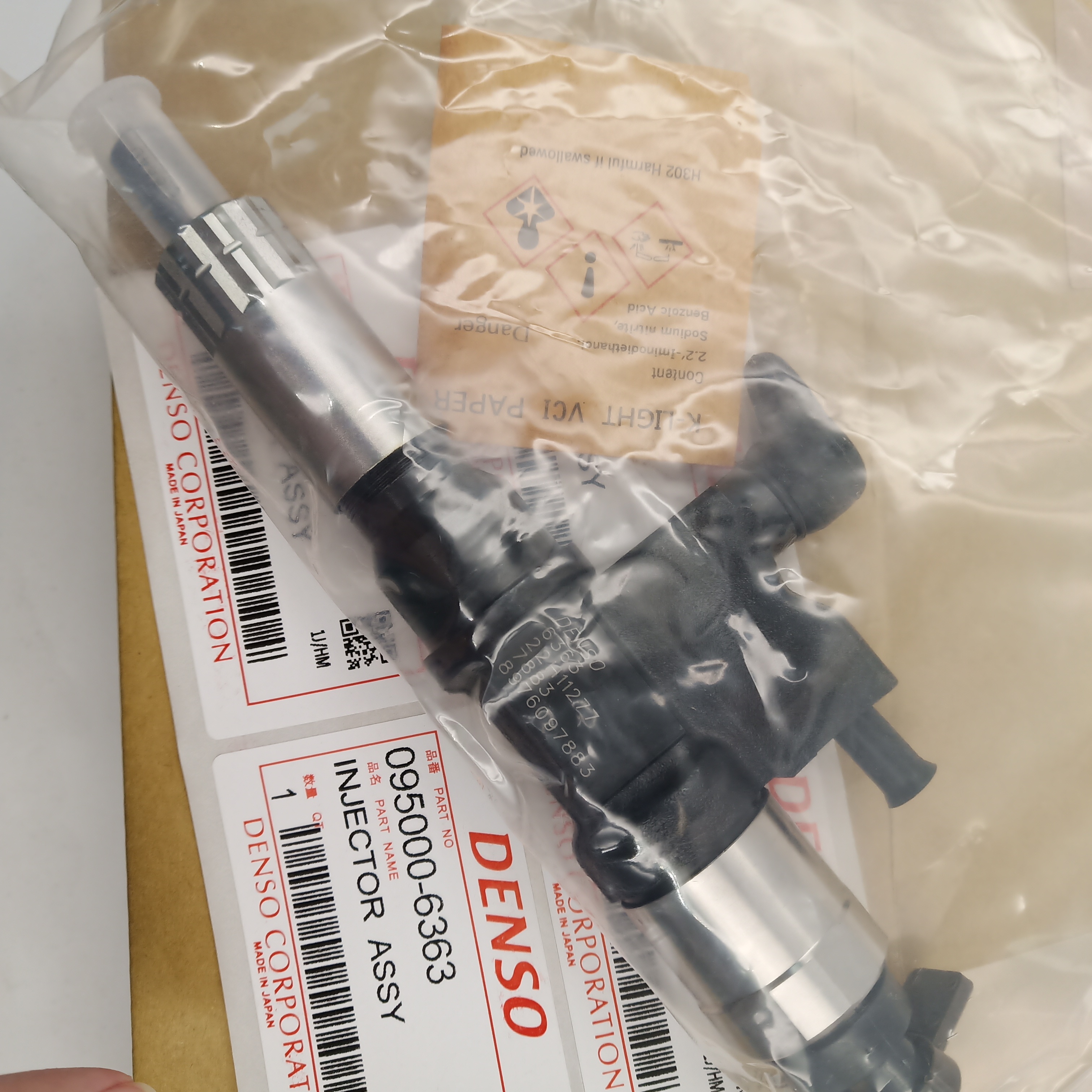 Genuine Diesel Fuel Injector 095000-6363 095000-636# Common Rail Injection Nozzle 8-97609788-0 For ISUZU 4KH1