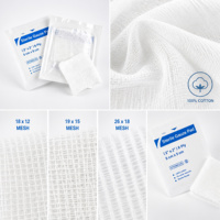 Compresses stériles en gaze 10x10cm 16 plis, fournitures hospitalières, consommables médicaux