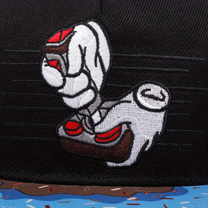 2025 thời trang mới 3D Thêu Logo Snapback Mũ 6 tấm phẳng vành mũ đa thiết kế sẵn sàng hàng hóa mũ - Product Image 4