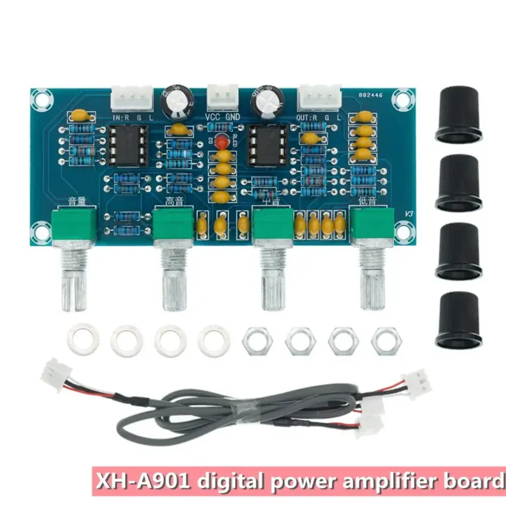 XH-A901 NE5532 Tone Board preamp Pre-amp With treble bass volume adjustment pre-amplifier Tone Controller For amplifier Board