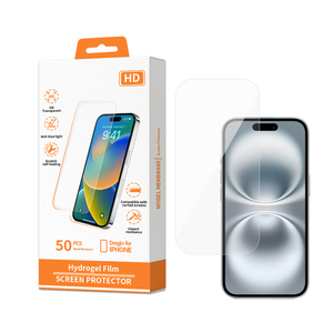 Protector de Pantalla de Hidrogel TPU <span class=keywords><strong>Provan</strong></span> Anti-rayas, Alta Transparencia, Mate, Anti-reflejos, Anti-huellas, Personalizado para iPhone 17 Pro - Product Image 1