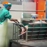 Équipement d'étourdissement électrique portable pour porcs, appareil manuel d'étourdissement pour abattoir de porcs, machine portative pour porcs 380V/220V 1.5KW ISO9001/CE