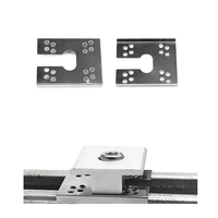 Plaque de connexion SECARE en acier inoxydable pour support de montage photovoltaïque, transition de module solaire, rail de fixation en C pour installation solaire