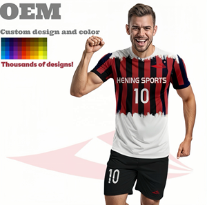 Haute Qualité Maillot De Football Personnalisé Football Ensemble Joueur Version Kits Tops Shorts Kit Complet-HENING Marque 100% Polyester Pas Cher - Product Image 1