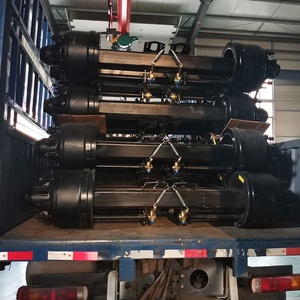 New Heavy Duty Thép 13t/16t 10-Bolt vuông Vòng chùm Trailer trục cho <span class=keywords><strong>lowbed</strong></span> bán xe tải trang bị thêm/nâng cấp - Product Image 6