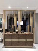 Panneau de séparation mural artisanal en métal sculpté, finition satinée/miroir/brossée, en acier inoxydable 304 de qualité supérieure, design moderne et personnalisé