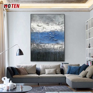 Dipinto <span class=keywords><strong>a</strong></span> <span class=keywords><strong>Olio</strong></span> Astratto 100% Fatto <span class=keywords><strong>a</strong></span> Mano, Dimensioni Personalizzabili, Design Originale, Decorazione Murale, Arredamento Casa, Supporto su Tela, Paesaggio - Product Image 3