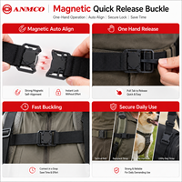 Boucle de ceinture de sécurité magnétique professionnelle, portable et pratique, nouveau design, verrouillage central, étanche, en plastique, réglable
