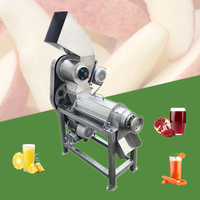 Eenvoudige bediening fruit koudgeperste sapmaker fruitsapcentrifuge ananas tomaat kokosmelk extract sappers extractor machine