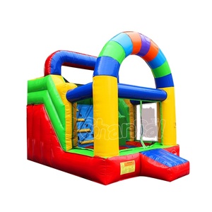 <span class=keywords><strong>Petit</strong></span> château gonflable combiné avec toboggan, équipement d'extérieur <span class=keywords><strong>à</strong></span> <span class=keywords><strong>vendre</strong></span>, nouveauté - Product Image 1
