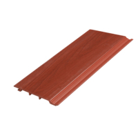 RUCCA Carreaux de plafond composites en bois PVC 3mm imperméables 120*10mm Panneaux composites en bois pour décoration intérieure WPC prix