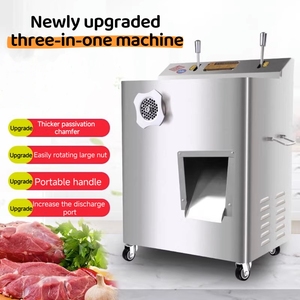 Thương mại 220V thép không gỉ thịt & Máy xay trái cây tự động quy mô lớn Xúc Xích Máy đa chức năng cắt cho rau - Product Image 2