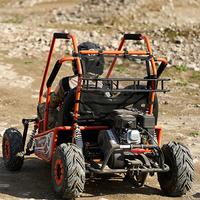Kart à pédales à essence 212cc refroidi par air 4 temps avec un design attrayant pour les enfants