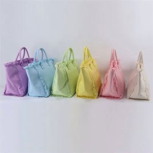 Sac de shopping en toile rétro de grande capacité, sac à main en coton avec fermeture éclair, sac de rangement pour femme - Product Image 6