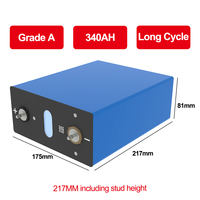 Batterie prismatique LiFePO4 liquide 3,2 V 340 Ah, directement de l'usine, pour camping-car, voiturette de golf, bateau marin, 6000 cycles, 6 kg, 1088 Wh