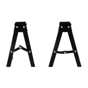 Soporte de guitarra plegable Vertical de hierro para bajos eléctricos acústicos Compatibilidad universal Acabado brillante Modelo XM5003 - Product Image 2