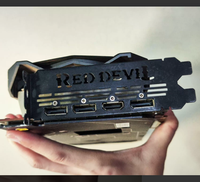 Kartu Grafis Gaming GPU Bekas Radeon RX 5700 XT 8GB Red Devil GDDR6 PCI Express 4.0 Daya Rendah Grosir