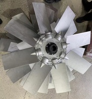 Chine 6W série moteur puissance 8 lames PAG turbine de refroidissement axial pour aéroglisseur