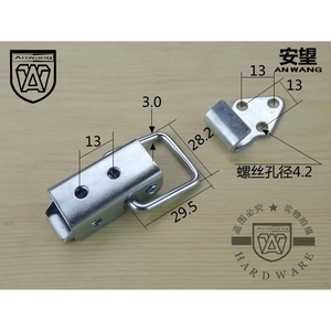 Cerradura de caja de herramientas con hebilla de resorte de hierro galvanizado, clip de acero inoxidable, pestillo para caja de puente - Product Image 4