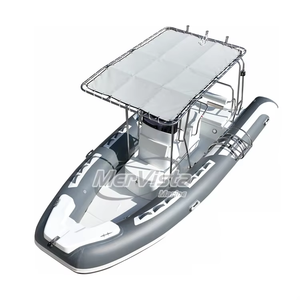 Barca a Console Centrale da 17 Piedi, Imbarcazione Semirigida in Vetroresina, Barca da Pesca Sportiva, Rib 520 - Product Image 3