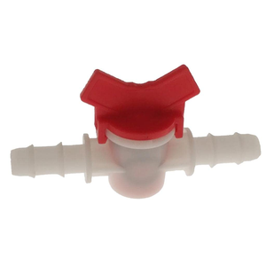 Vanne à bille en plastique à deux voies avec filetage mâle 1/2" 3/4" pour aquarium, jardin, micro-irrigation - Product Image 1
