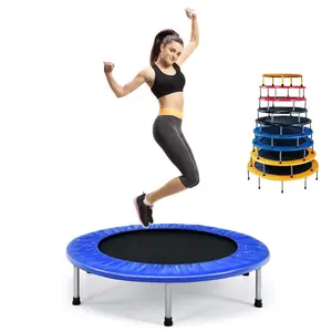 Pequeña cama de rebote 32/36/38/40 pulgadas redondo Interior Exterior gimnasio ejercicio Mini Jumper Mini trampolín Rebounder trampolín Fitness