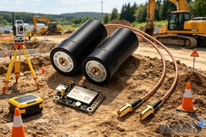 UM982 RTK GNSS 接收套件，多频全星座接收器，带 2 个全频段螺旋天线和延长线 - Product Image 4
