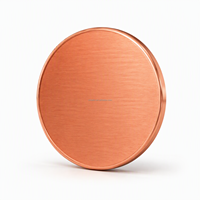 Pièces de monnaie en cuivre fin 99,9 % de 1, 2, 5, 10 oz et 1 kg, de grande taille et de forme personnalisée, en cuivre rouge coloré, en gros, avec étui