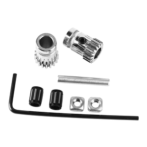 Kit de extrusor de Doble accionamiento niquelado de acero endurecido mejorado para <span class=keywords><strong>Prusa</strong></span> MK2/MK2.5/<span class=keywords><strong>MK3</strong></span> - Product Image 2