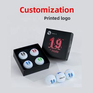 Balle de golf personnalisable en Surlyn, améliorée, longue portée, trois couches, avec impressions variées (textes, logos, motifs), écologique, 85% Surlyn - Product Image 3