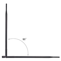 Antenne WiFi double bande 2,4 GHz 4G 5 GHz en caoutchouc 9dBi avec connecteur SMA mâle