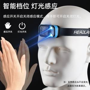 Nuovi Fari LED JF con Sensore <span class=keywords><strong>di</strong></span> Movimento, Ricarica USB, Montaggio su <span class=keywords><strong>Testa</strong></span> per Corsa Notturna e Pesca - Product Image 3