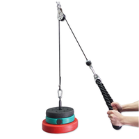 Accessoire de système de câble de poulie de musculation pour rack d'haltères, pour entraînement à domicile, musculation et exercices de levage de poids