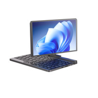 Mini PC portátil 2 en 1 de 8 pulgadas Gigabit Ethernet Ventanas giratorias de 180 grados con computadoras portátiles RJ45 Tablet PC