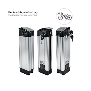 Silverfish 36V <strong>48V</strong> 8Ah 10Ah 12Ah 15Ah 20Ah <strong>25Ah</strong> Ebike <strong>Battery</strong> <strong>48v</strong> Lithium Ion <strong>Battery</strong> for Electric Bicycle 500W 750W 1000W - Product Image 1