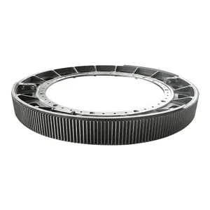 Luoyang Wangli-engranaje de anillo grande personalizado, molino de bolas rotatorio de cemento, engranaje de giro, aleación de acero, fundición, módulo grande, engranaje de anillo