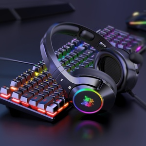 <span class=keywords><strong>ONIKUMA</strong></span> <span class=keywords><strong>K9</strong></span> superventas 3,5 MM 7,1 sonido envolvente auriculares para juegos micrófono dinámico desmontable con cable logotipo personalizado para viajes deportivos - Product Image 2