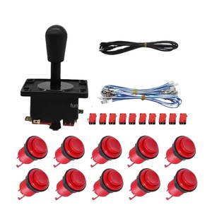 Thân thiện với trẻ em <span class=keywords><strong>Raspberry</strong></span> <span class=keywords><strong>Pi</strong></span> DIY <span class=keywords><strong>Arcade</strong></span> trò chơi bộ phần <span class=keywords><strong>Kit</strong></span> với 5pin phím điều khiển và 30mm 24mm Push nút đồng tiền hoạt động trò chơi cho PC - Product Image 4