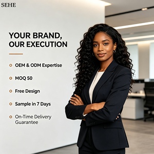 Completo da Ufficio Elegante a Due Pezzi con Blazer a Maniche Plissettate e <span class=keywords><strong>Pantaloni</strong></span> a Gamba Larga, Set Coordinato da Lavoro per Donne, Etichetta Privata Sehe Fashion - Product Image 3