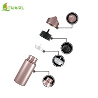 Botella de Plástico PET de 60 ml (2 oz) con Gotero, Certificación TPD CE, con Tapón de Seguridad para Niños, Marca Ecannal