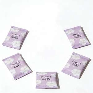 Salviette Umidificate Morbide Non Tessute per l'Igiene Intima Femminile, Confezione Individuale, Supporta Logo e Packaging Personalizzati - Product Image 5