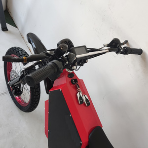 Bombardero de marco de acero al carbono SS30 8000W 10000W 12000W 15000W bicicleta eléctrica todoterreno - Product Image 5